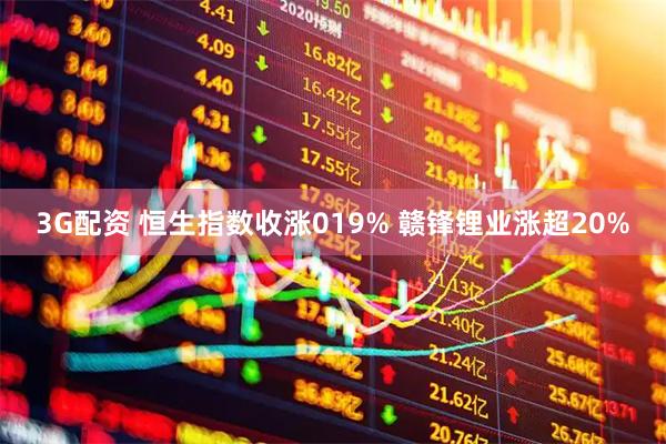 3G配资 恒生指数收涨019% 赣锋锂业涨超20%
